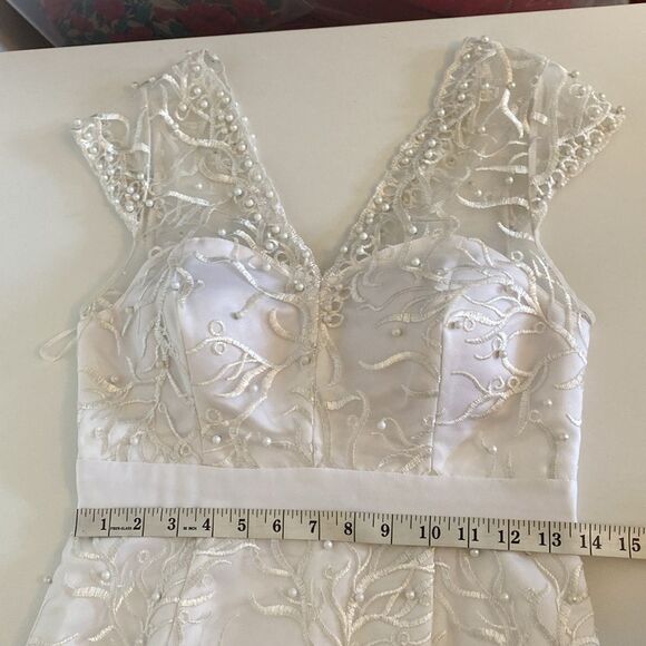 ModCloth Romantic Revelries Maxi Dress in White Size Small - Picture 13 of 15